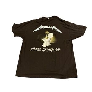 Metallica shirt Metal Double Sided Rock Band Y2K 2011 Size XL